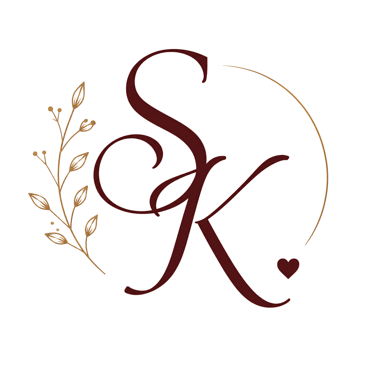 Sachin and Kezia monogram
